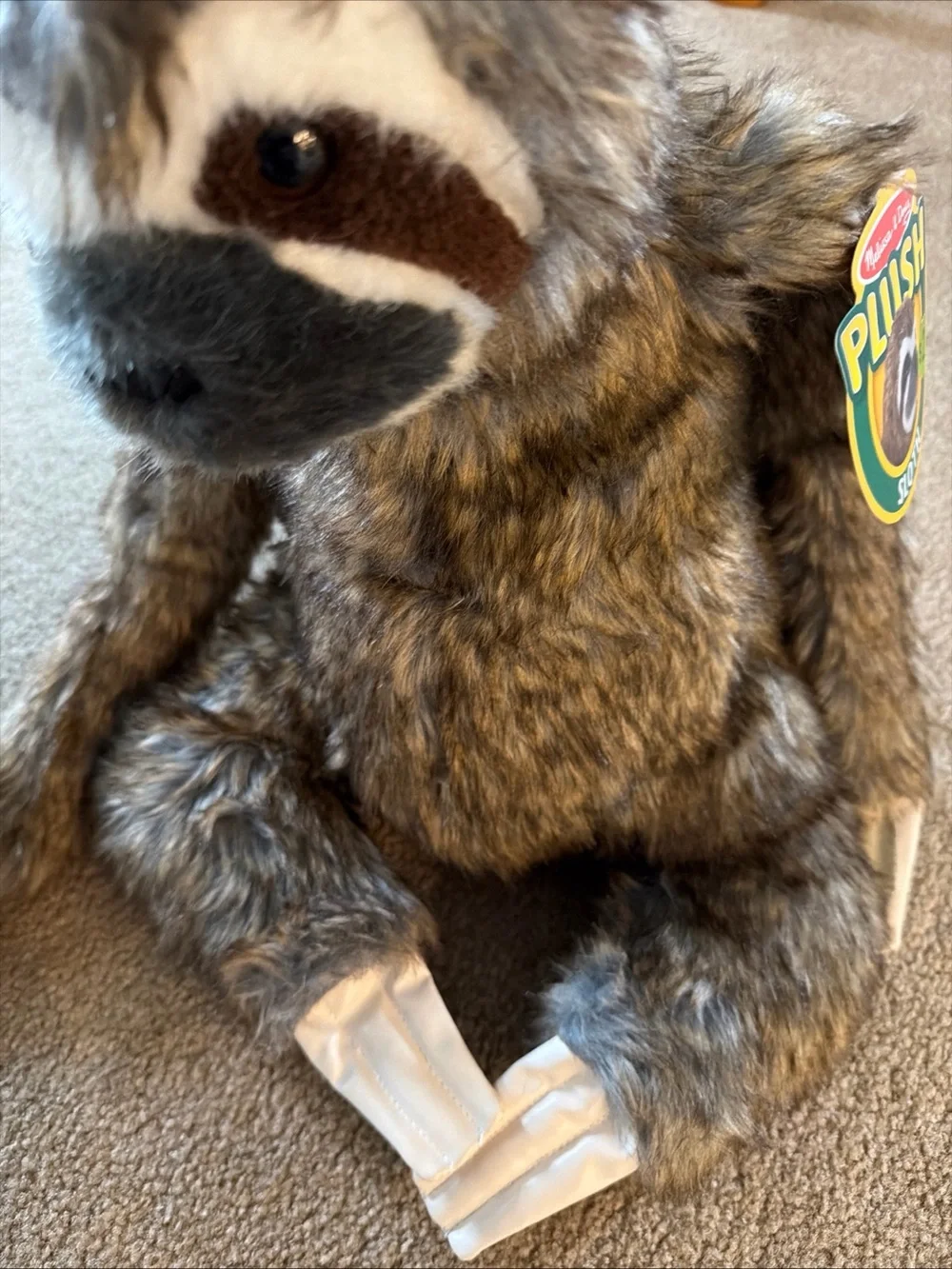 Plush Sloth Soft Toy in Brown by Melissa & Doug